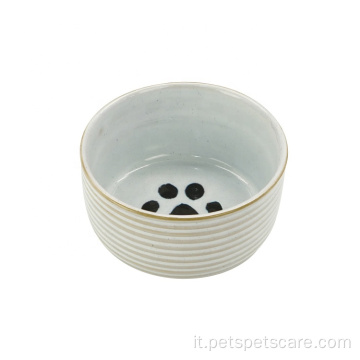 Ciotola per gatti per animali domestici in ceramica ciotola per cani all&#39;ingrosso